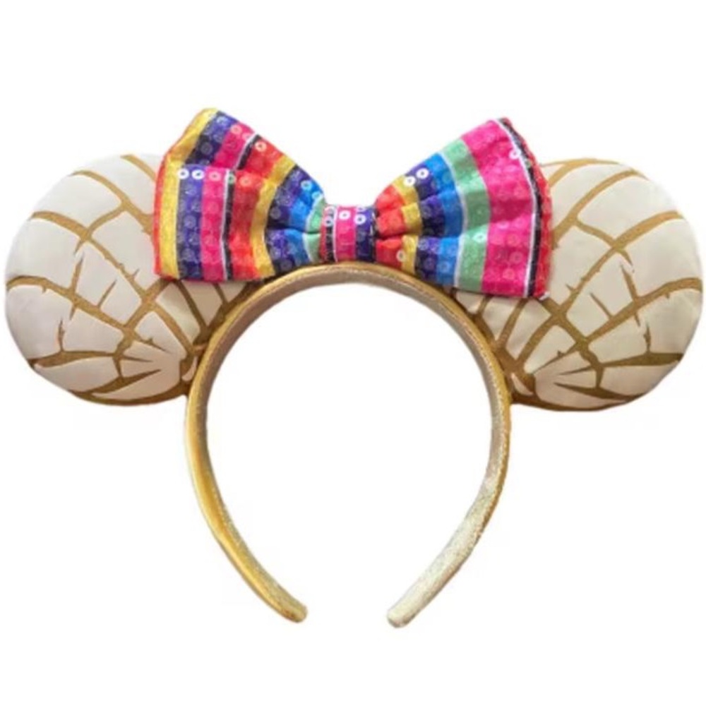 NEW Minnie Mouse Concha Ears Exclusive Disney Minnie Mouse Ears with Bow - Picture 3 of 3